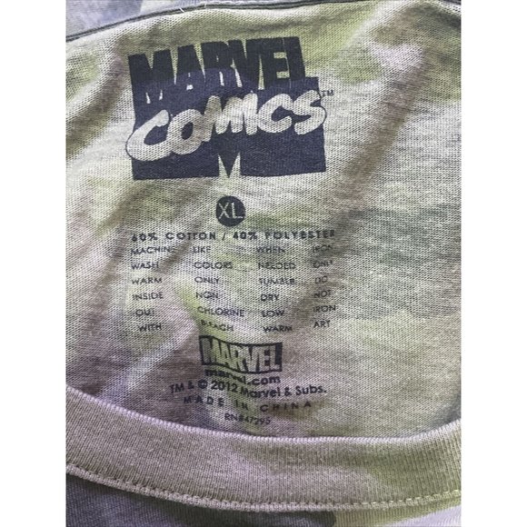 Marvel’s The Amazing Spiderman Green Camouflage Shirt - Size XL - Picture 5 of 5